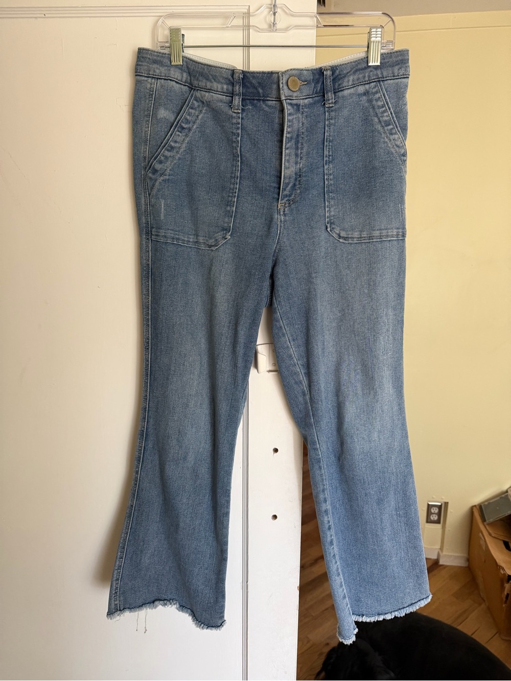 Democracy “Ab” technology Women's Denim Jeans with Front Patch Pockets